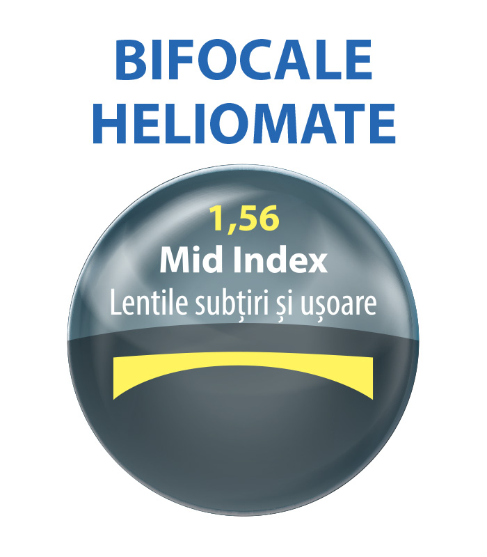 Promote pump Cooperative lentile BIFOCALE heliomate index 1,56 - ochelarii-tai.ro - Optica medicala