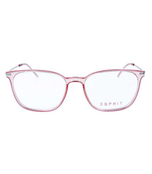 Rama ochelari Esprit ET17122-515 pentru femei are un cadru transparent rosu pentru ochelari din plastic + metal. Fii in tendinte!