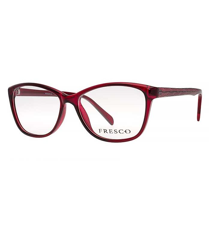 Rama ochelari Fresco 584-2 pentru femei este o rama din plastic de culoare rosie. Ramele Fresco aduc un plus de eleganta oricarei tinute. Produsul este de calitate superioara si fabricat in Polonia.