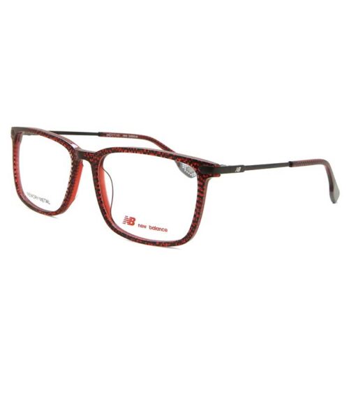 Rama ochelari New Balance 4146 C03 este fabricată din acetat cu metal și vine într-un model cu pattern roșu si completează o gamă de forme diferite ale feței și se pot potrivi cu multe ținute. Colecția de ochelari de vedere New Balance include o gamă largă de stiluri atractive.