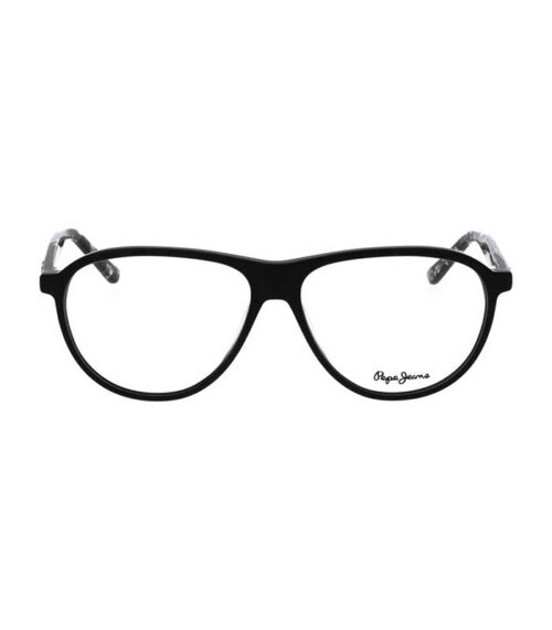 Rama ochelari Pepe Jeans 3374 C1 este de culoare neagra, forma aviator, fabricata din plastic. Potrivita pentru barbati cu forma fetei patrata sau in forma de inima. Această gamă reinventează profilul purtatorului si impune tendințe.