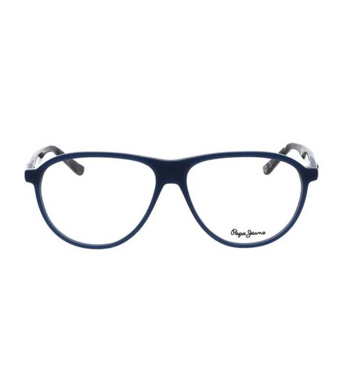 Rama ochelari Pepe Jeans 3374 C2 este de culoare albastra, forma aviator, fabricata din plastic. Potrivita pentru barbati cu forma fetei patrata sau in forma de inima. Această gamă reinventează profilul purtatorului si impune tendințe.